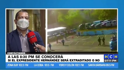 ¡CONCLUYE AUDIENCIA! Juez de Extradición decide hoy a las 8:30 p.m. futuro del expresidente Juan Orlando Hernández