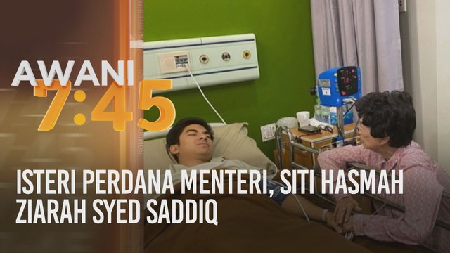 Isteri Perdana Menteri, Siti Hasmah ziarah Syed Saddiq