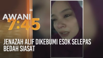 Jenazah Alif dikebumi esok selepas bedah siasat