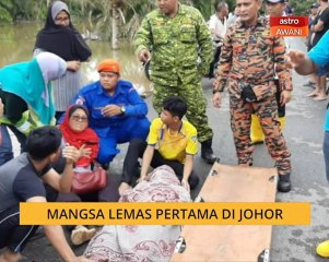 Mangsa lemas pertama di Johor
