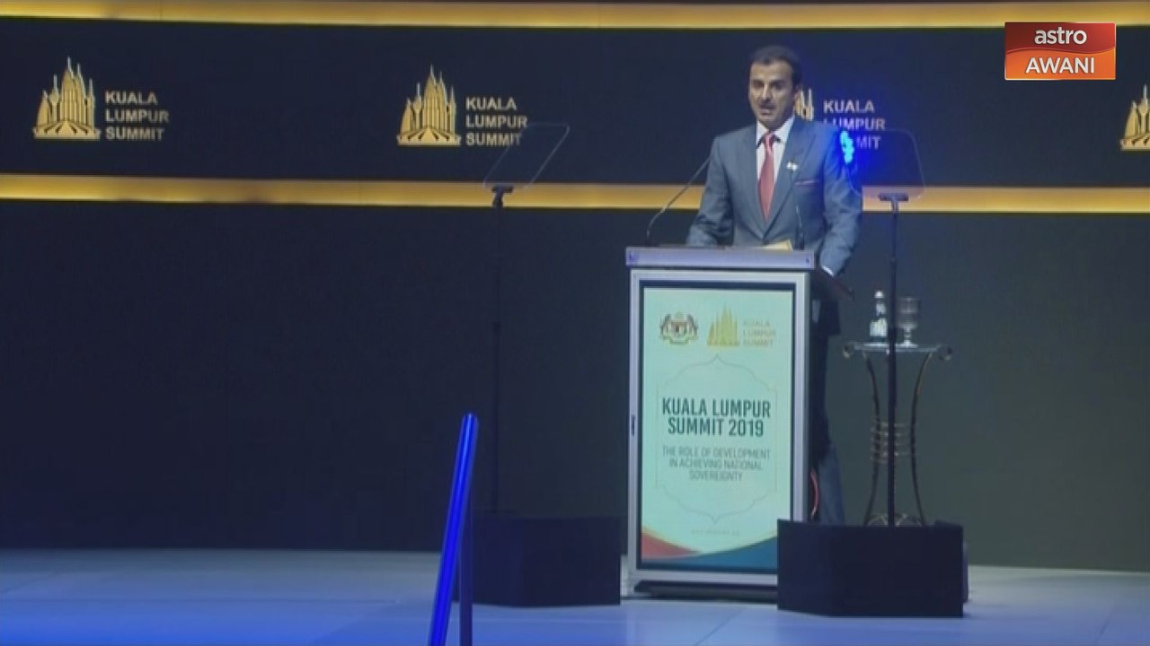 Ucapan Emir Negara Qatar di Sidang Kemuncak KL 2019