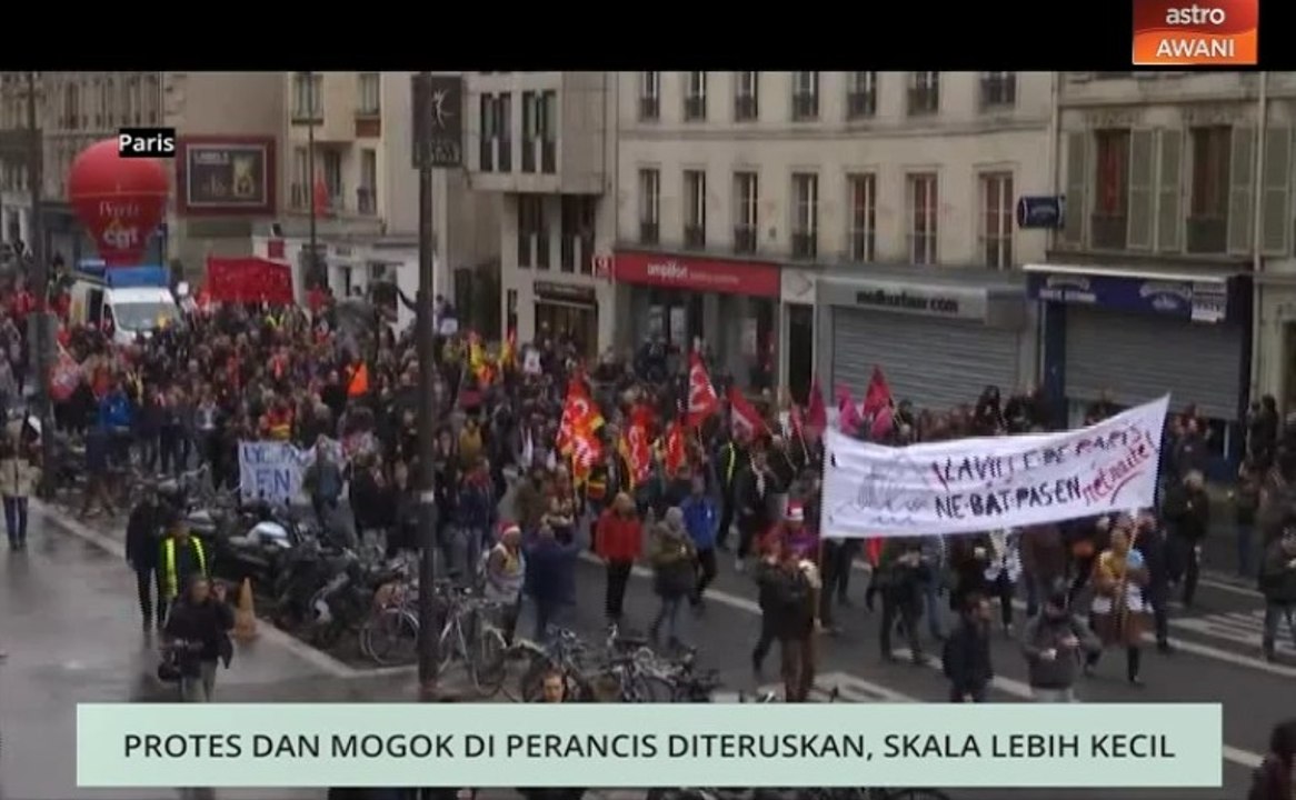 Niaga AWANI: Protes dan mogok di Perancis diter...