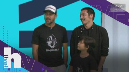 h Live! bersama pelakon utama filem Gundala