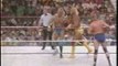 Hulk Hogan & Rowdy Roddy Piper vs Ric Flair & Sid Justice