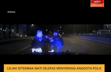 Lelaki ditembak mati selepas menyerang anggota polis