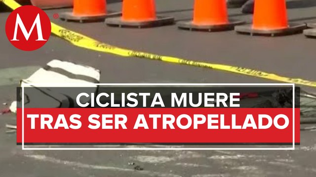 Ciclista murió tras ser embestido por unidad de transporte público en la Álvaro Obregón