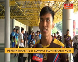 Permintaan atlet lompat jauh kepada KOM