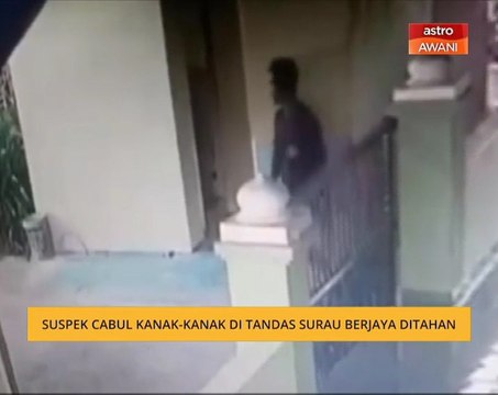 Suspek cabul kanak-kanak di tandas surau berjaya ditahan