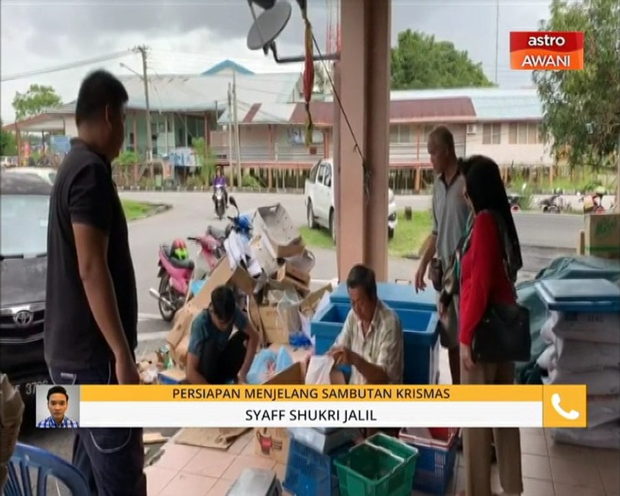 Persiapan menjelang sambutan Krismas