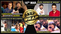 Kapil Going The Akshay way, VicKat's Romantic Photo, Leaked Pic Of Shah Rukh & Deepika | TOP 10 NEWS