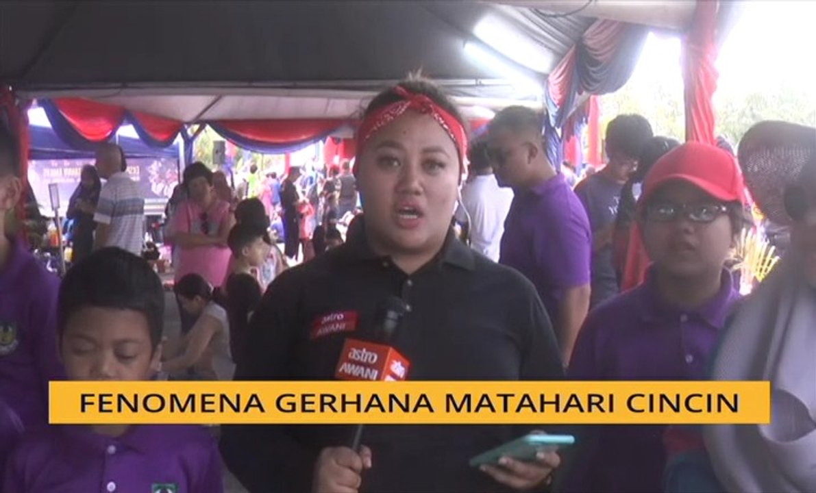Perkembangan fenomena Gerhana Matahari Cincin di Tanjung Piai, Johor
