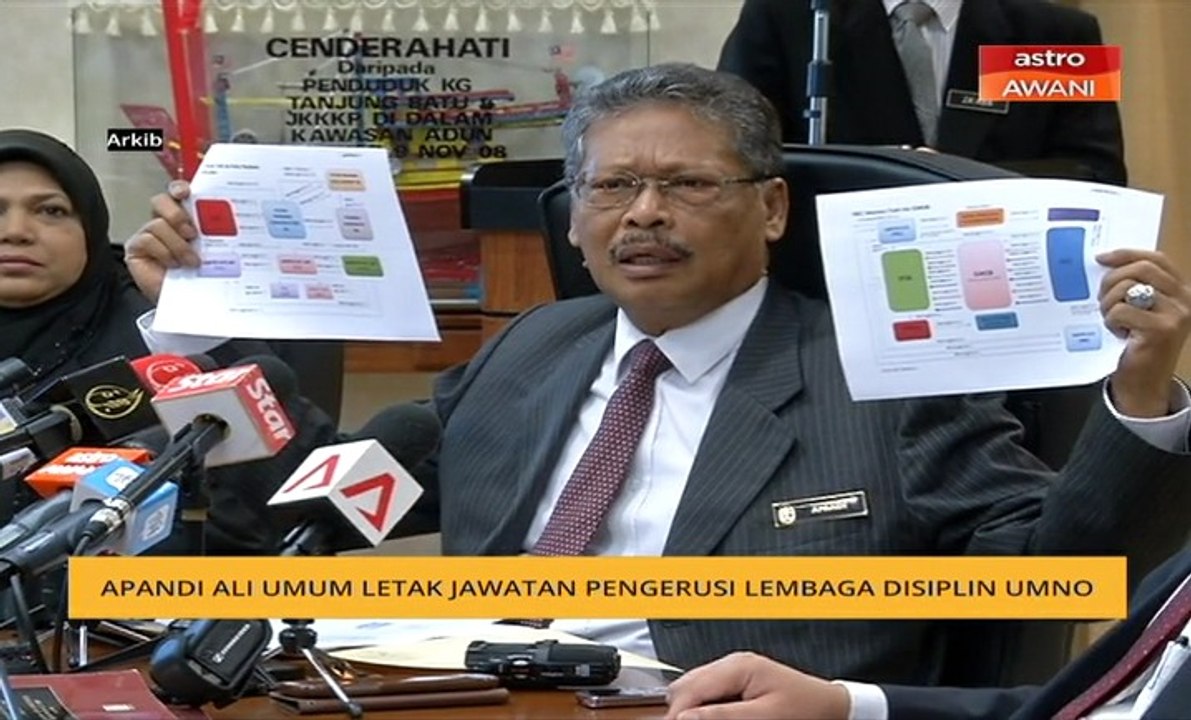 Apandi Ali umum letak jawatan Pengerusi Lembaga Disiplin Umno