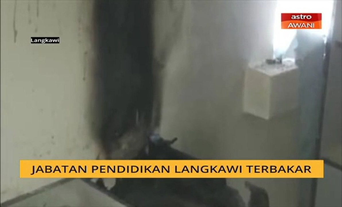 Jabatan Pendidikan Langkawi terbakar