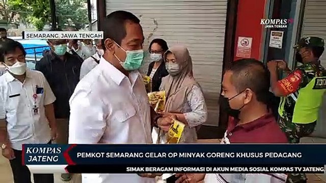 Pemkot Semarang Gelar Operasi Pasar Minyak Goreng Khusus Pedagang