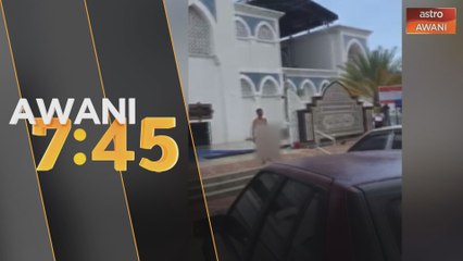Polis cedera dilibas lelaki bogel di masjid