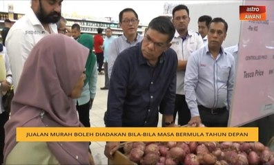 Jualan murah boleh diadakan bila-bila masa bermula tahun depan