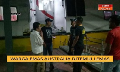 Warga emas Australia ditemui lemas