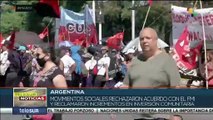 Argentina: Movimientos sociales rechazan acuerdo con el FMI