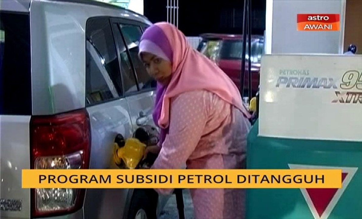 Program Subsidi Petrol ditangguh