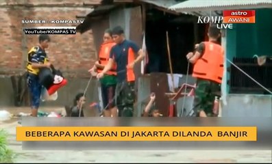 Beberapa kawasan di Jakarta dilanda banjir
