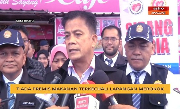 Tiada premis makanan terkecuali larangan merokok