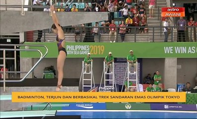 Badminton, terjun dan berbasikal trek sandaran emas Olimpik Tokyo