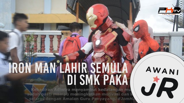 #AWANIJr: Iron Man lahir semula di SMK Paka