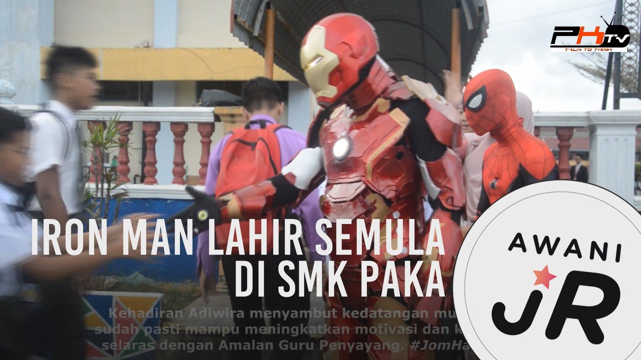 #AWANIJr: Iron Man lahir semula di SMK Paka