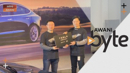 #AWANIByte: China keluarkan kenderaan Tesla Model 3