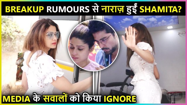 Upset With Breakup Rumours Shamita Shetty Ignores Questions From Media