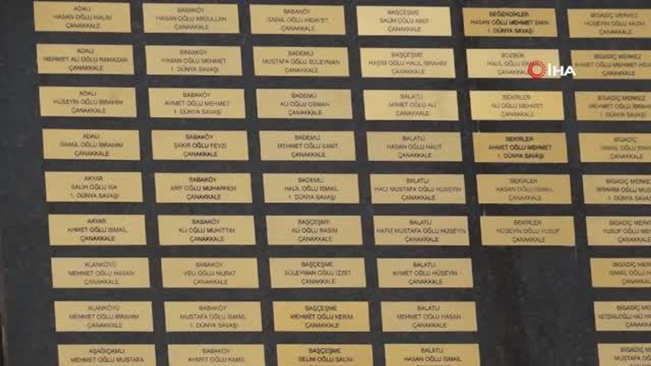 Son dakika haberi! 1915 Çanakkale Köprüsü'nün açılışı öncesi 69 kırsal mahalleye Şehitler Abidesi yapıldı- 3 yıllık çalışmayla Çanakkale Şehitlerinin isimleri ortaya...