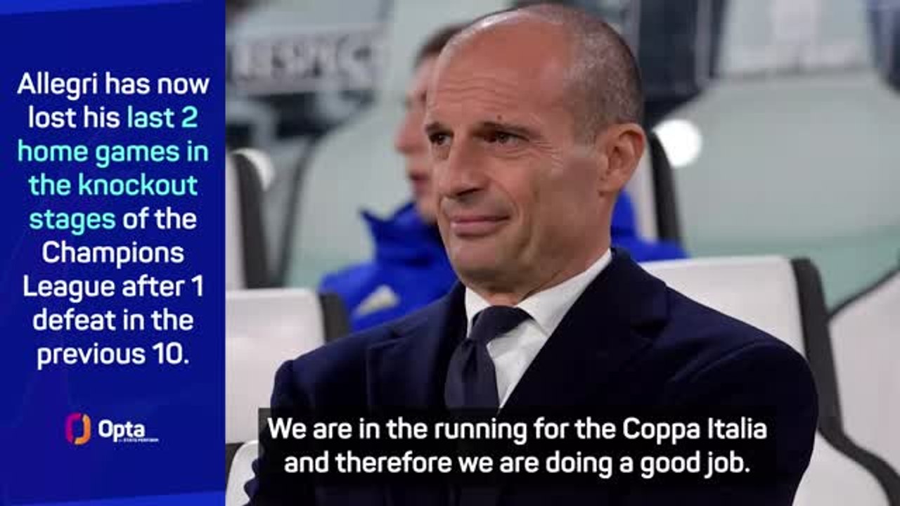 One of our best games despite defeat - Allegri...