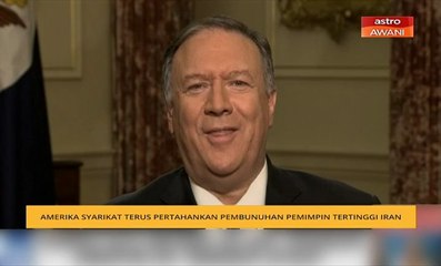 Amerika Syarikat terus pertahankan pembunuhan pemimpin tertinggi Iran