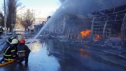 [Direct] Un théâtre abritant "plus d'un millier" de civils bombardé à Marioupol