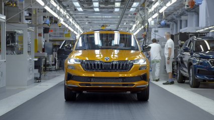 Production of the innovated ŠKODA KAROQ at the Kvasiny plant