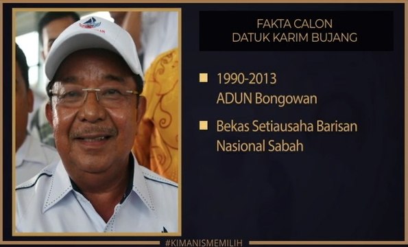 PRK Kimanis: Fakta calon Datuk Karim Bujang (Parti Warisan Sabah)