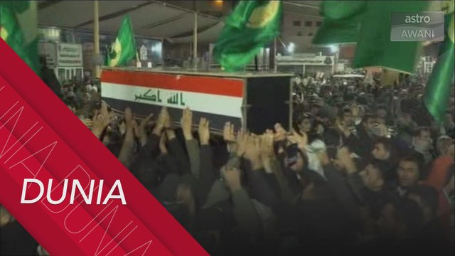 Jenazah Qasem Soleimani diarak di beberapa bandar di Iraq