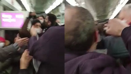 Tramvay'da yol verme kavgası