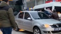 Bursa'da yol verme kavgası kamerada