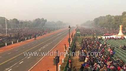 Republic Day 2016 _ latest rehearsal visuals from Rajpath!