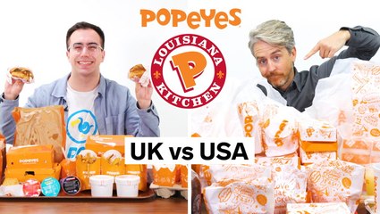 US vs UK Popeyes | Food Wars