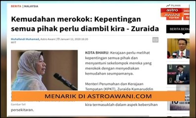 AWANI Pagi: Berita menarik 13 Jan 2020