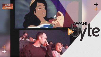#AWANIByte: Lelaki sunting filem animasi 'Sleeping Beauty' untuk lamar kekasih hati