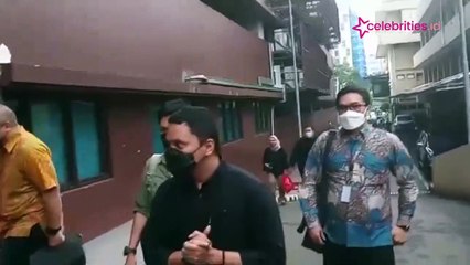 Reza Arap, Arief Muhammad dan Atta Halilintar Tiba di Bareskrim Polri