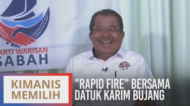 PRK Kimanis: Rapid Fire bersama Datuk Karim Bujang
