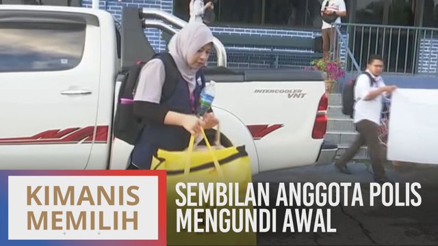 AWANI Pagi: PRK Kimanis - Sembilan anggota polis mengundi awal & memahami sentimen pengundi