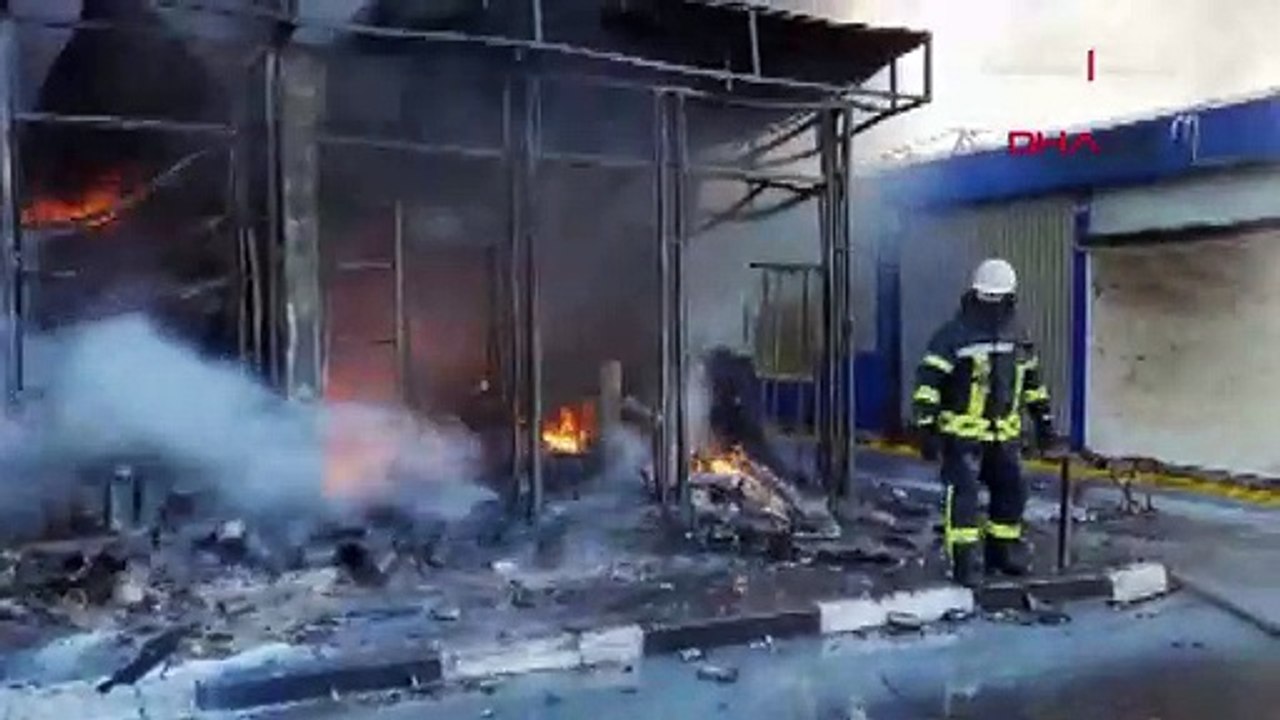 Son dakika! Ukrayna'nın Harkiv kentinde pazar yerine bomba! 3 ölü, 5 yaralı