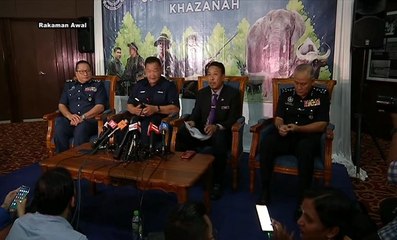 Sidang media Ketua Polis Negara Op Khazanah dan Op Finch