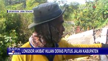 Akses Jalan Penghubung Terputus Akibat Longsor di Sejumlah Wilayah di Jawa Tengah