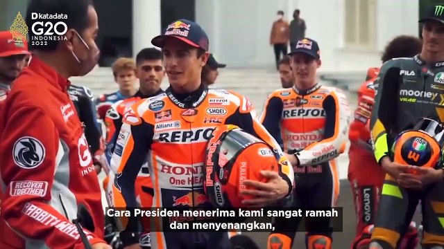 Kesan Pembalap MotoGP Usai Bertemu Jokowi | Katadata Indonesia